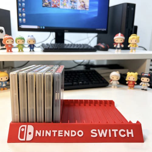 Switch卡1.2实体卡带16卡横版任天堂游戏收纳架3D打印个性化定制