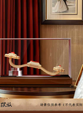 吉祥如意花丝乔迁礼品电视柜