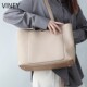 viney时尚 托特包2025新款 秋冬真皮大容量包包休闲通勤腋下单肩包