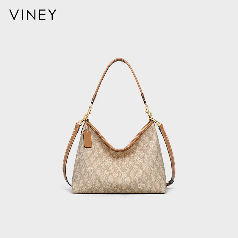 Viney老花手提包包2026新款春夏女包单肩腋下包高级感通勤斜挎包