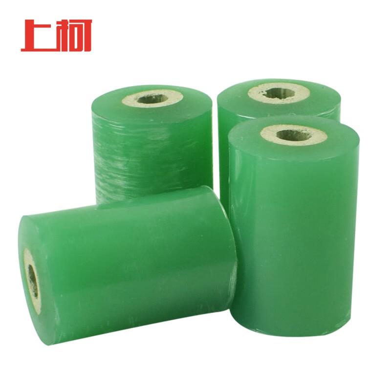 上柯绿色PVC电线膜捆扎膜果树嫁接膜小物品包装膜5卷装8cmA1028