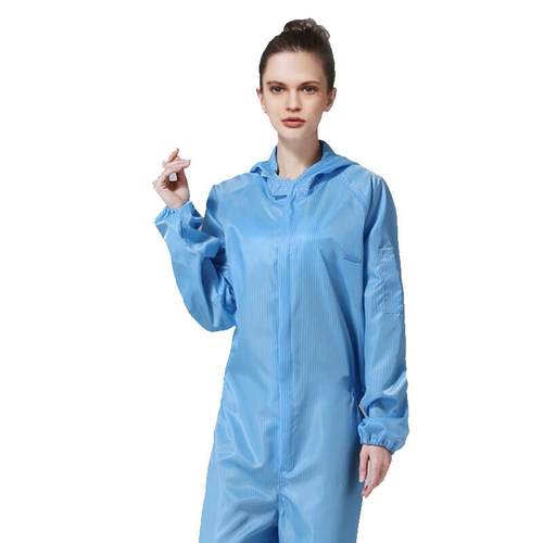 劳博士(LABORS)防静电服连体连帽防尘服带帽无尘服洁净服喷漆工作