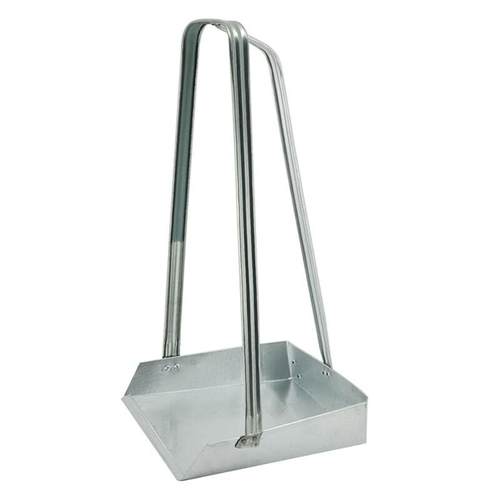 兰诗(LAUTEE)物业保洁垃圾簸箕铁簸箕铁扒斗垃圾铲大号白铁DM-802