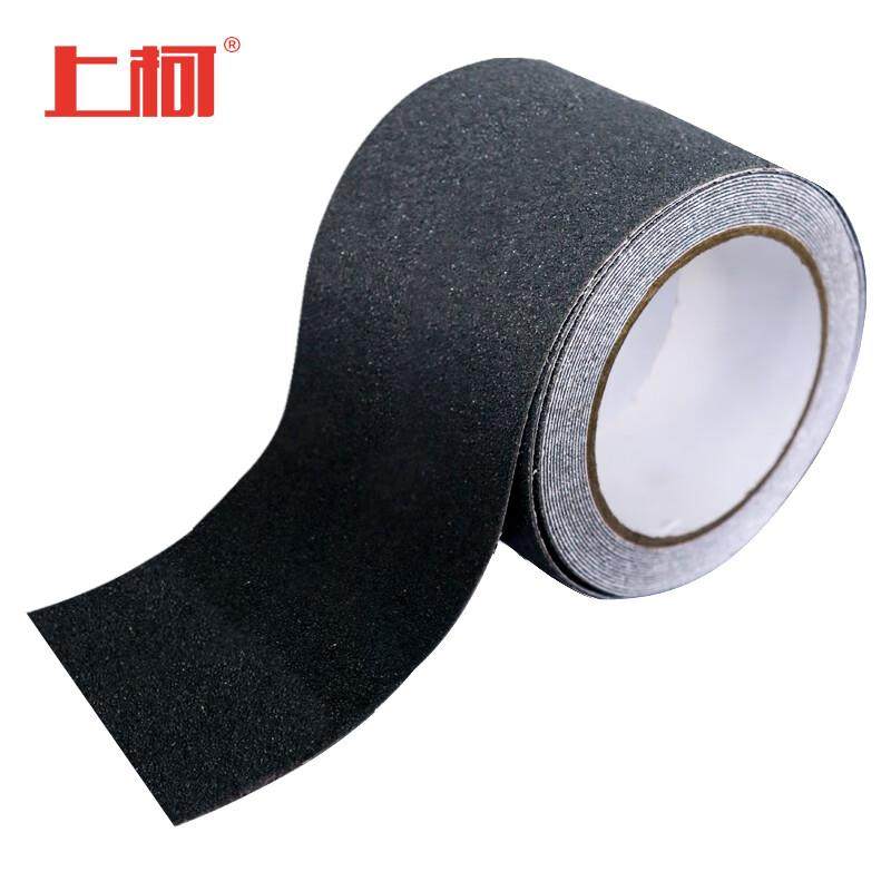 上柯W2089PVC防滑胶带楼梯地板磨砂防滑贴黑色10cmx5m