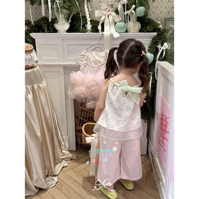 7Seven·26夏~刺绣条纹休闲裤1696