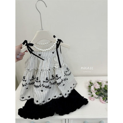 HOLA.CC·26夏~绣花两件套6870