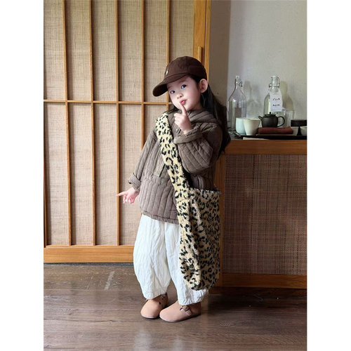 YTJJ·25冬~白色弯刀裤加绒26513