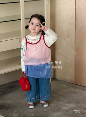 萌希·26春~韩版牛仔裤K6011