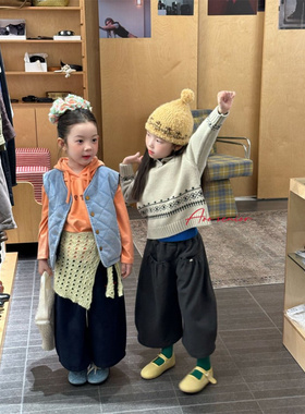 Aoo·25冬~毛呢阔腿裤25D58158