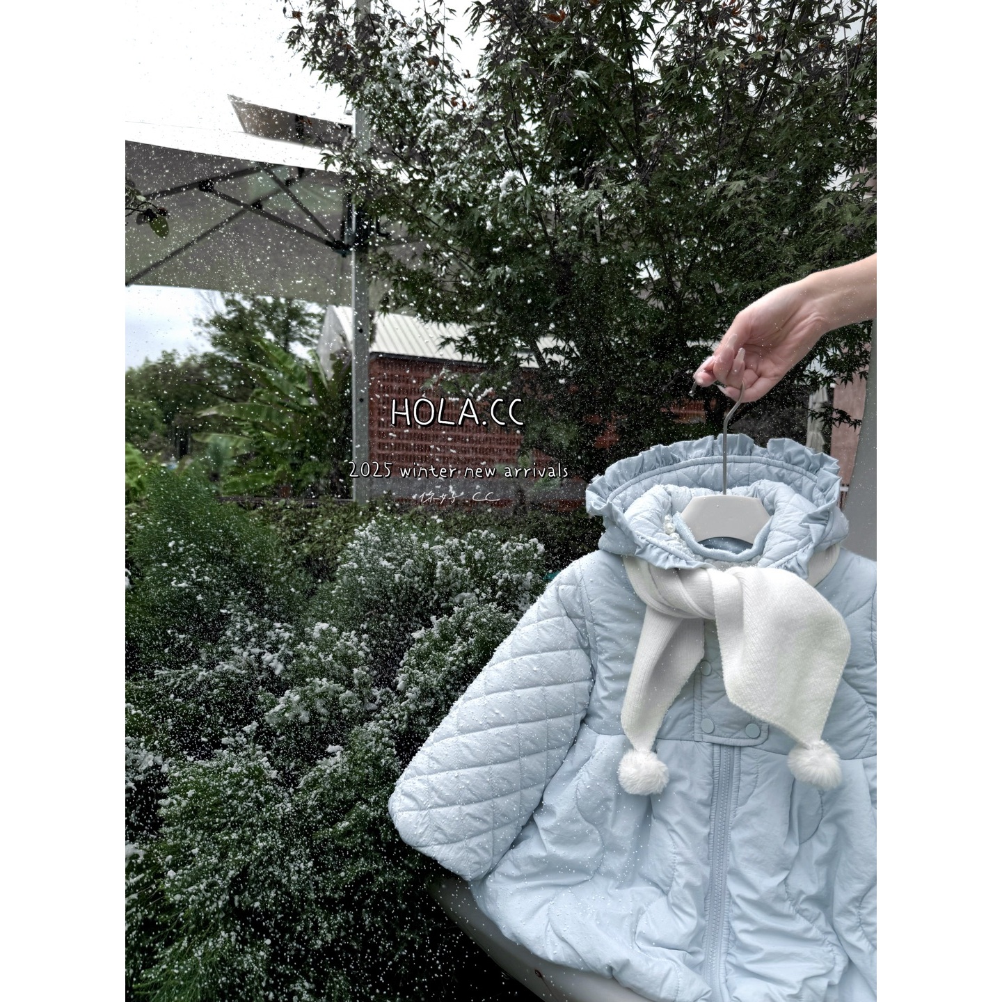 HOLA.CC·25冬~拼接连帽外套6643