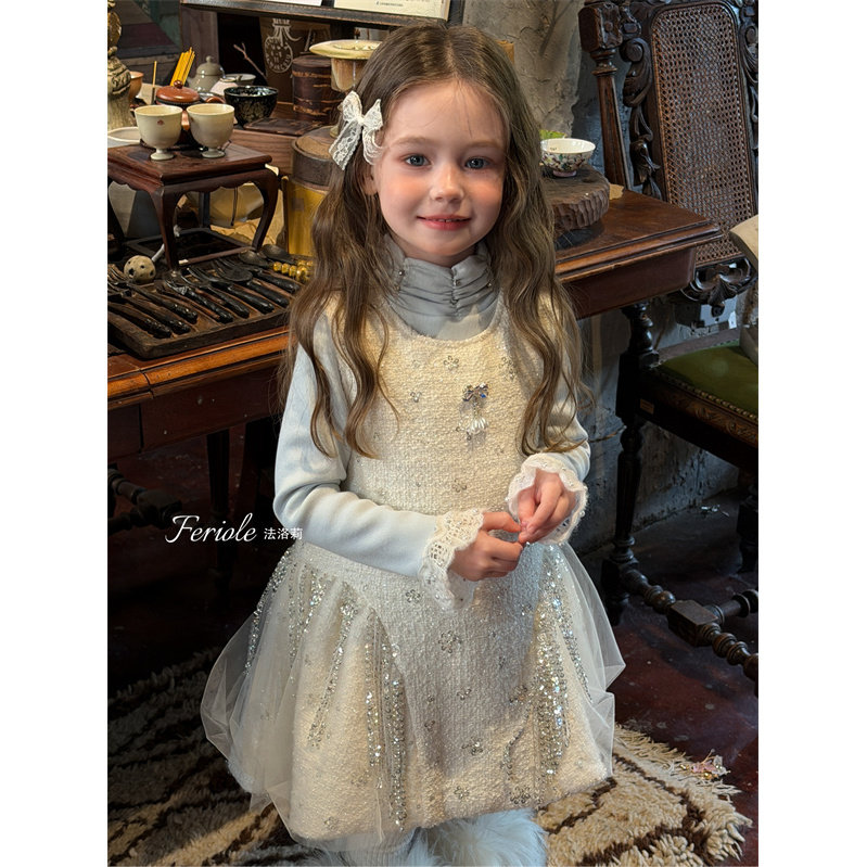 【超美内搭】FLL·25冬~蕾丝加绒打底衫53827