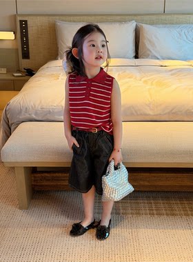 YTJJ·26夏~条纹polo背心T恤27108