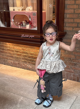 Bubble·26夏~拼接豹纹娃娃衫FX85135