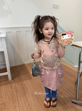 Bubble·26夏~卡通KT印花T恤FX35218