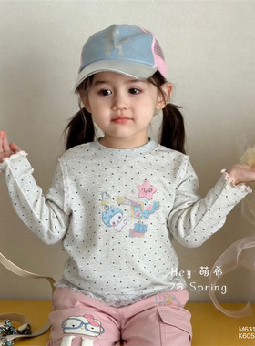 萌希·26春~波点卡通T恤M6311