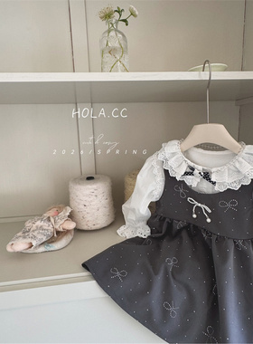 HOLA.CC·26春~花边亮钻蝴蝶结裙3111