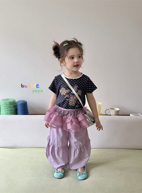 Bubble·26夏~卡通小熊T恤FX55187