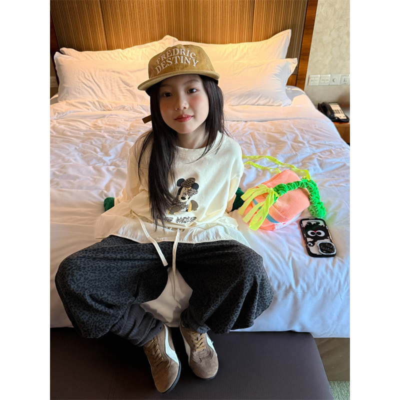 LJ·25冬~豹纹加绒针织裤91397