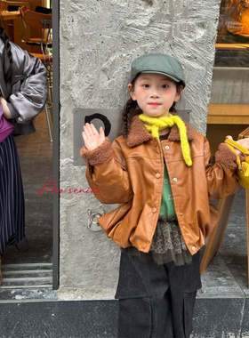 Aoo·25冬~豹纹屁帘皮袄两件套25D58028