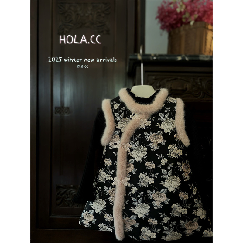 HOLA.CC·25冬~繁花似锦旗袍裙6710