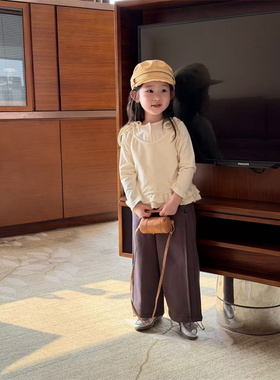 YTJJ·26春~花边直筒裤263009