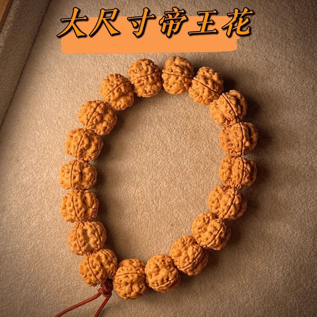帝王花小金刚五星龙爪花王双龙纹梅花桩小金刚菩提子单圈手串图片