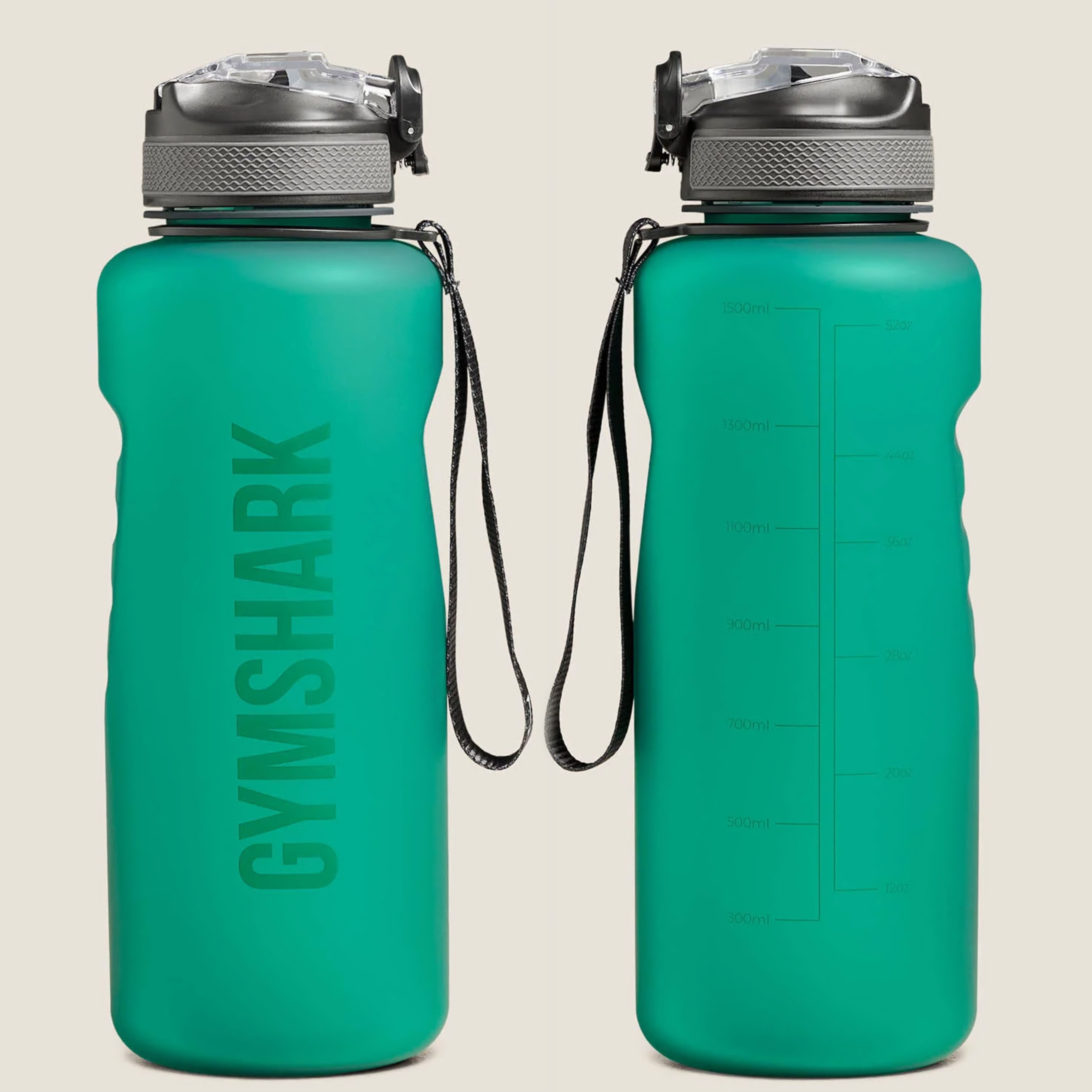 GYMSHARK鲨鱼1.5L大容量运动水壶