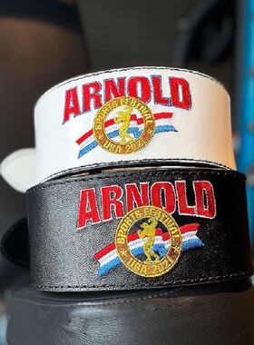 阿诺德健身训练腰带专业支撑保护力量举深蹲硬拉健美护腰带