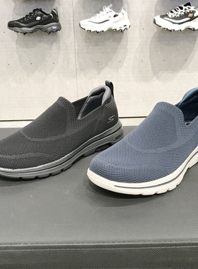 Skechers斯凯奇夏季新品透气轻盈健步鞋男子轻便休闲运动鞋216038
