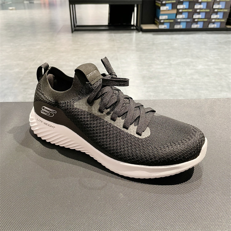 Skechers斯凯奇新款男鞋舒适透气休闲鞋缓震一脚蹬运动鞋 52595