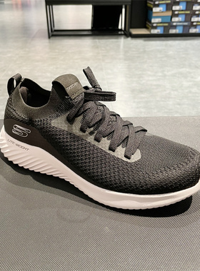 Skechers斯凯奇新款男鞋舒适透气休闲鞋缓震一脚蹬运动鞋 52595