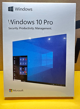 正版Windows11 ProWin10专业版FPP零售彩盒/绑定微软账户一机一码
