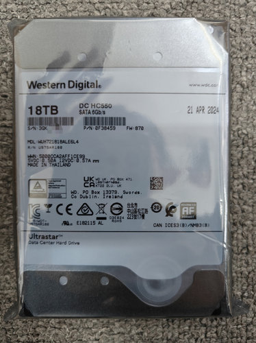 18T企业级WUH721818ALE6L4西数