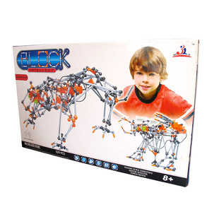 大型恐龙积木构建机甲拼装玩具声光塑料组装益智男孩儿童生日礼物
