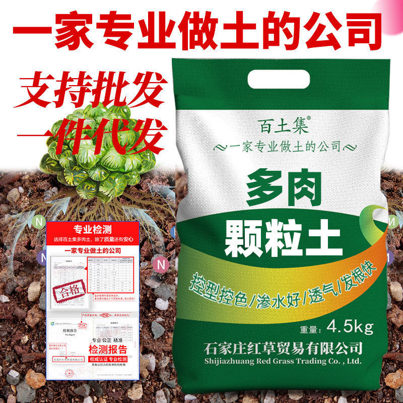 多肉专用土颗粒营养土家用叶插铺面种植花土绿植盆栽介质配方