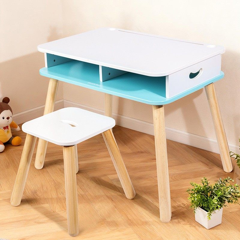 蒙氏|男孩女孩木制过家家餐桌椅套装仿真书桌积木桌卧室家具仿真,玩具/童车/益智/积木/模型,早教教具/早教套装,淘宝优惠券,粉丝福利购,淘宝优惠卷