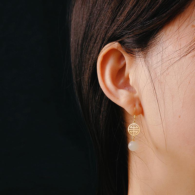 网红复古耳环气质耳钉