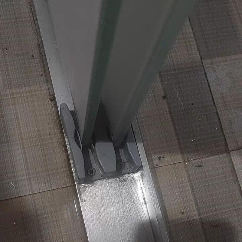 浴室卫生间塑料推拉门吊滑门配件止摆器防撞限位器导向器固定器图片