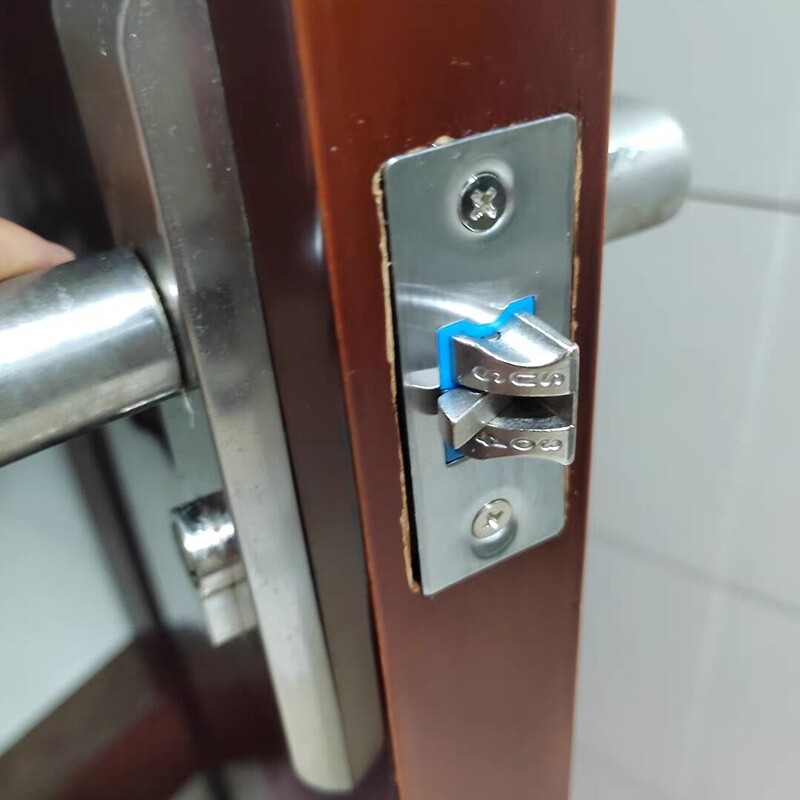 单锁舌单舌锁舌木门锁卫生间浴室房门锁锁舌头厕所通用型配件锁芯