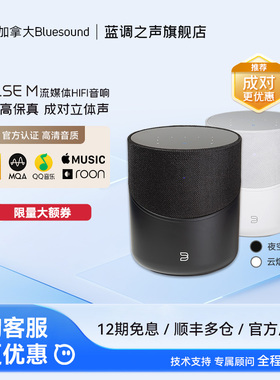 【NAD技术】加拿大Bluesound Pulse M蓝牙智能音箱 无线桌面音响