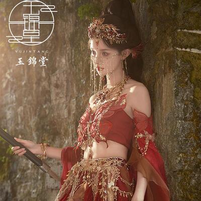 玉锦堂异域风敦煌汉服女套装