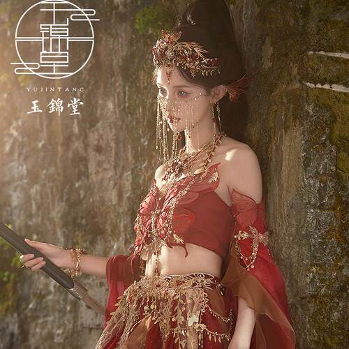 玉锦堂异域风敦煌汉服女套装