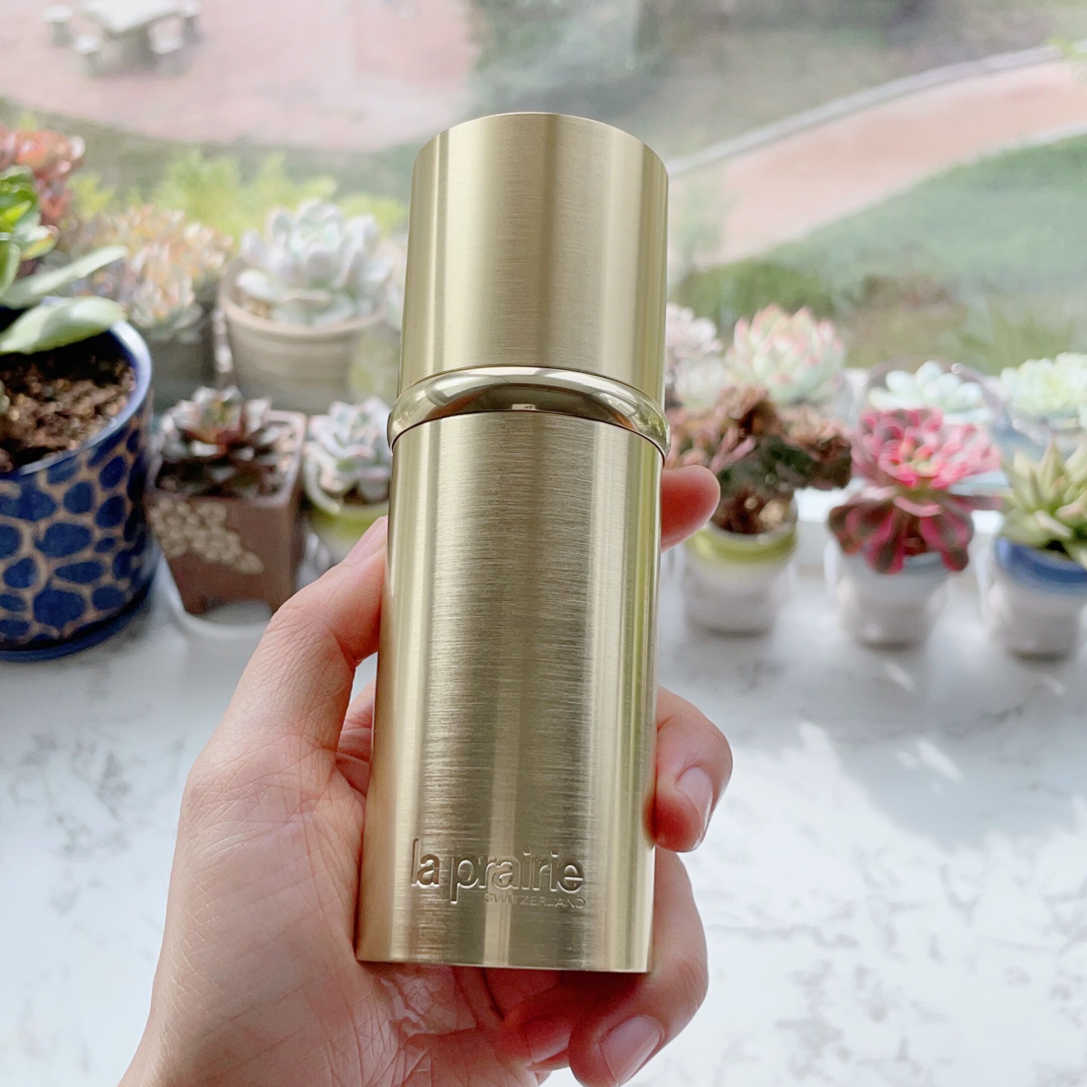 La Prairie/莱珀妮/莱伯妮金颜亮采精华液30ml纯黄金精华保湿抚纹