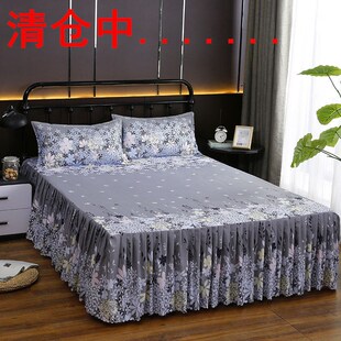 可爱防滑床笠单件90x120x135x150x180x190x200x220cm。床罩床套