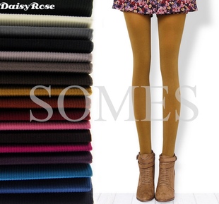 复古色春款新品80D日本彩色百搭竖条纹薄款天鹅绒哑光显瘦连裤袜