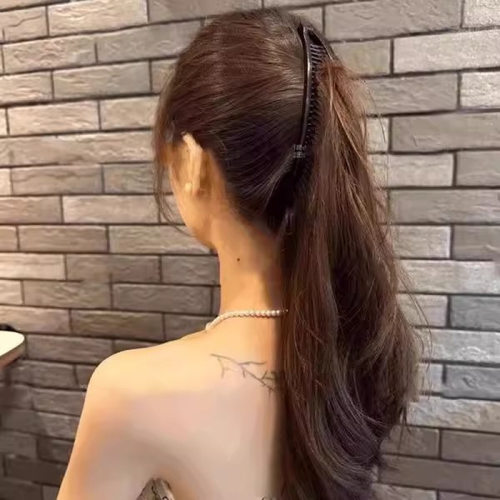 欧美爆款香蕉夹鱼夹盘发器假发梳插梳懒人无痕发夹夹子弧形香蕉夹