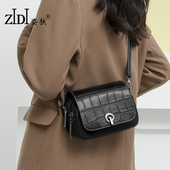 包包女头层牛皮2026新款 真皮小方包 潮百搭斜挎小包包女单肩包时尚