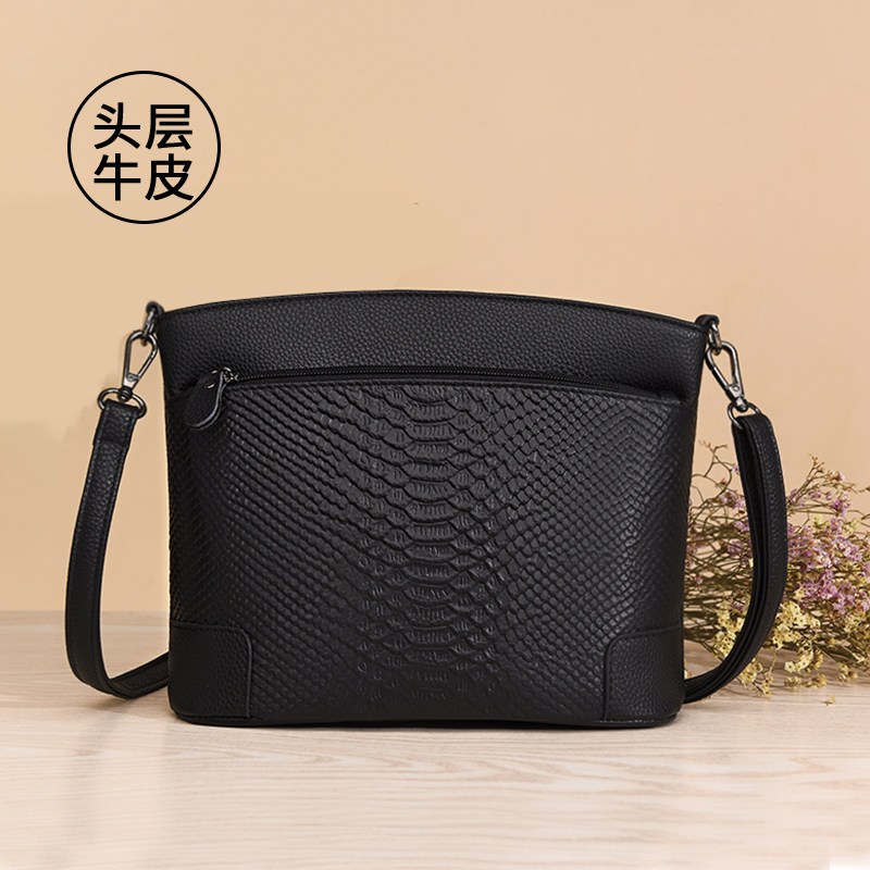 包包女真皮2026新款时尚中年妈妈大容量软牛皮百搭女士单肩斜挎包