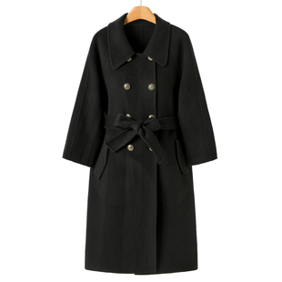 插肩九分袖 冬季 系腰带双面呢大衣919 之 西湖阁老