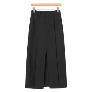 过膝高开衩通勤娴熟A字半身裙411 26春装 669西湖阁老 莫Y